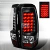 Chevrolet Silverado  2003-2006 Black LED Tail Lights 