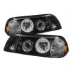 Ford Mustang  1987-1993 LED 1pc Projector Headlights  - Black