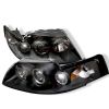 Ford Mustang  1999-2004 Halo Projector Headlights  - Black