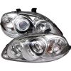 Honda Civic 1996-1998  Chrome  Halo Projector Headlights