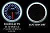 Electrical Analog 2 Inch Blue/White Air Fuel Ratio Gauge