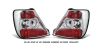 Honda Civic 2002-2005 Si Hatchback Chrome Euro Tail Lights