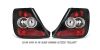 Honda Civic 2002-2005 Si Hatchback Black Euro Tail Lights