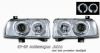 Volkswagen Jetta 1993-1998  Chrome W/ Halo Led Projector Headlights