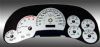 Chevrolet Silverado 2003-2005 Hd Silver / Blue Night Performance Dash Gauges