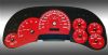 Chevrolet Silverado 2003-2005 Hd Red / Blue Night Performance Dash Gauges