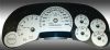 Chevrolet Silverado 2006-2007 Classic Silver / Blue Night Performance Dash Gauges