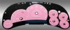 Gmc Sierra 2006-2007 Classic Pink / Blue Night Performance Dash Gauges