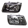 Volkswagen Jetta Headlights 99-04 Black Housing Diamond Cut 