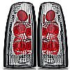 Chevrolet Tahoe  1995-1999 Chrome/Clear Euro Tail Lights