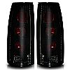 Chevrolet Tahoe  1995-1999 Black/Smoke Euro Tail Lights