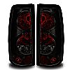 Chevrolet Silverado  1999-2006 Black/Smoke Euro Tail Lights