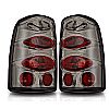 Gmc Yukon  2000-2006 Chrome/Smoke Euro Tail Lights