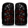 Chevrolet Tahoe  2000-2006 Black/Smoke Euro Tail Lights