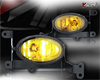 Honda Civic 2dr 2006-2008 Yellow OEM Fog Lights (wiring Kit Included)